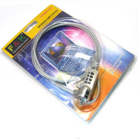 Candado antirrobo de 4 dígitos para portátil, cable de cadena con combinación de contraseña de seguridad para ordenador, notebook y PC, novedad, 1,2 M