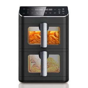 <span class=keywords><strong>Friteuse</strong></span> <span class=keywords><strong>à</strong></span> <span class=keywords><strong>air</strong></span> numérique <span class=keywords><strong>à</strong></span> double pile 12L de nouveau design d'usine avec <span class=keywords><strong>deux</strong></span> éléments chauffants Turbo avec système de circulation d'<span class=keywords><strong>air</strong></span> <span class=keywords><strong>chaud</strong></span> <span class=keywords><strong>à</strong></span> 360 degrés - Product Image 1