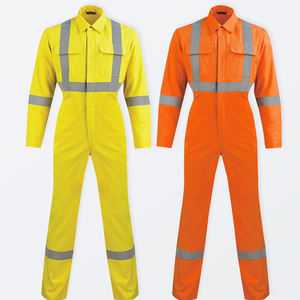 Seragam Kerja Lapangan Minyak dan Gas di Lepas Pantai, FR Viscose Polyamide Aramid, Coverall Anti Api Inheren, Baju Kerja Tahan Api - Product Image 4