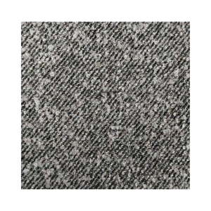 Tessuto in lana con tessuto monouso grigio scuro in saia per donne uomini e ragazze giacche stile invernale <span class=keywords><strong>cappotto</strong></span> indumento - Product Image 2