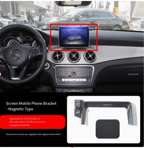 <span class=keywords><strong>Support</strong></span> magnétique pour téléphone portable <span class=keywords><strong>Mercedes</strong></span>-Benz <span class=keywords><strong>Classe</strong></span> C/<span class=keywords><strong>Classe</strong></span> S/GLC/SMART/EQE, à fixation par clip, pour utilisation dédiée en voiture - Product Image 2