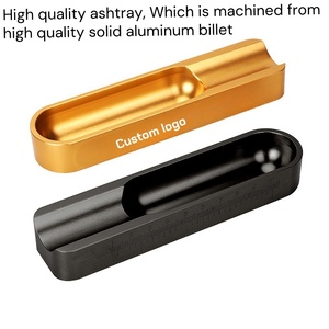 Cenicero Portátil <span class=keywords><strong>de</strong></span> Lujo <span class=keywords><strong>de</strong></span> Acero Inoxidable y Aluminio, Mecanizado CNC <span class=keywords><strong>de</strong></span> 5 Ejes, Electroerosión por Hilo, Accesorios Personalizados para Fumar - Product Image 2
