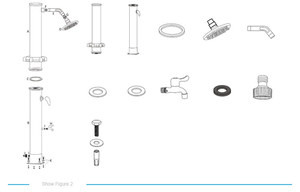 Columna de ducha de playa al aire libre Jade Black, jardín, <span class=keywords><strong>2</strong></span> secciones, ducha Solar junto a la <span class=keywords><strong>piscina</strong></span> de Pvc, ducha de Camping al aire libre de apertura rápida - Product Image 4