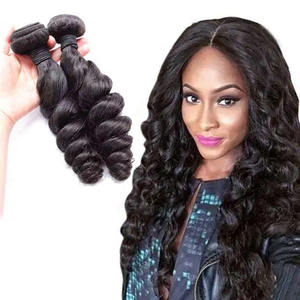 Высококачественные перуанские волосы распущенные волнистые, высококачественные натуральные перуанские 100% пучки человеческих волос - Product Image 2