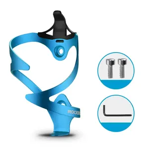 ROCKBROS ملحق دراجة ، حامل زجاجة خفيفة للدراجة ، قفص زجاجة مياه قابل للتعديل من سبائك الألومنيوم - Product Image 1