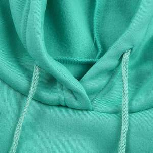 L230782 Abito con Cappuccio in Spugna Francese di Cotone OEM per Donna, <span class=keywords><strong>Vestito</strong></span> Lungo Personalizzabile con Logo Stampato - Product Image 5