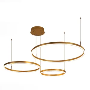 Modern home decor ring led lights pendant light lamps for living room Chandeliers for dining room hanging light indoor