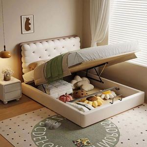 Children's Daybed Boys' Fun Biscuit Comfortable Full Size Modern Wood Design Movable Boy Girl Bedroom - Product Image 1