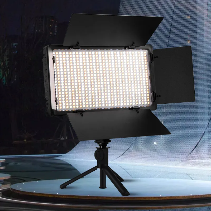 Luz de led para fotografia, luz de led para painel de vídeo de LED-U800 40/50w bi-colorida 3200-5600k, iluminação para fotografia, câmera, estúdio de fotos, lâmpada de preenchimento