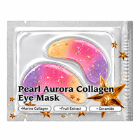 Masque Hydrogel pour les Yeux, Patchs Contour des Yeux au Collagène et Or 24K, Gel Cristallin Rafraîchissant Anti-Rides, Anti-Cernes et Anti-Poches, Hydratant
