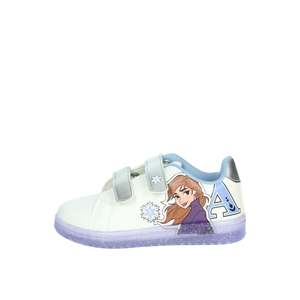 Disney Frozen Girls' Sneakers White Purple Size 27 Velcro Closure <b>Round</b> <b>Toe</b> <b>Court</b> <b>Shoes</b> - Product Image 1