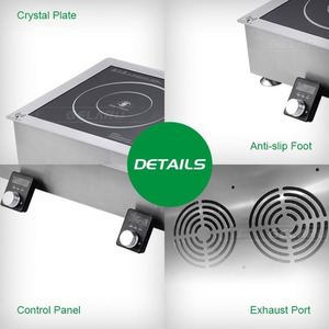 Haute Qualité Double Mélange Ce Cb 2 Zone De Cuisson Cuisinière Électrique Cuisinière À Induction - Product Image 6