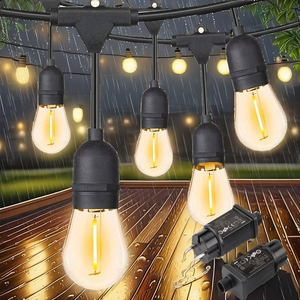 Ilighthome - Lumière <span class=keywords><strong>de</strong></span> jardin LED extérieure étanche IP65 - Ampoule LED RGB UCS2904 - <span class=keywords><strong>12</strong></span> <span class=keywords><strong>volts</strong></span> - Lumières <span class=keywords><strong>de</strong></span> Noël permanentes pour l'extérieur - Product Image 2