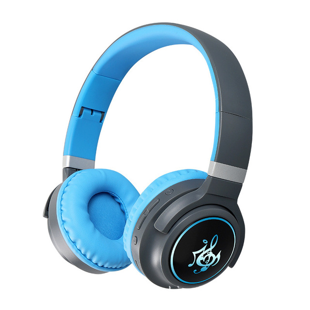 Soyto BT633 RGB LED 3D Sound Wireless BT Headphones Headset Earphone With Memory Card Microphone for Gaming Computer PC Laptop