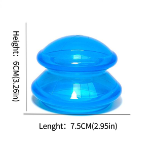 Nuevo Set de Ventosas de Silicona 2025 para Masaje, Alivio del Dolor Muscular, Celulitis y Dolores Corporales, Talla L - Product Image 6