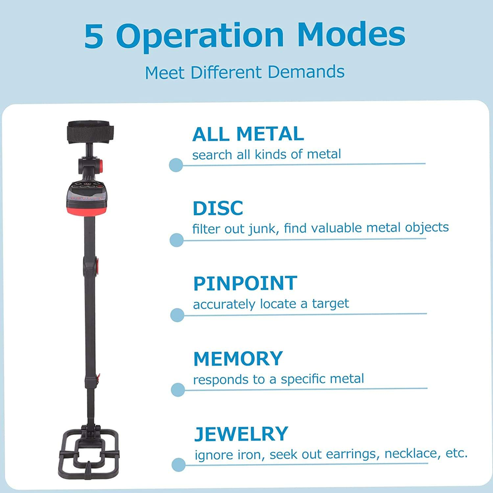 Hdd Testing Machine Professional TX-610 Foldable Metal Detector High Sensitivity Waterproof ...