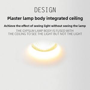 Focos LED Empotrables <span class=keywords><strong>para</strong></span> el Hogar, Bisel Estrecho, Estilo Nórdico, Luces de <span class=keywords><strong>Techo</strong></span> <span class=keywords><strong>para</strong></span> Sala de Estar, Sin Luz Principal, Apertura de Yeso 103 - Product Image 4