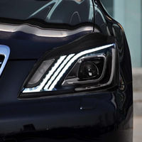Kit de Phares Améliorés pour Toyota Crown 12ème Génération 2003-2009, Spécifications Japonaises Modifiées, LED DRL, Clignotants Séquentiels, 65W