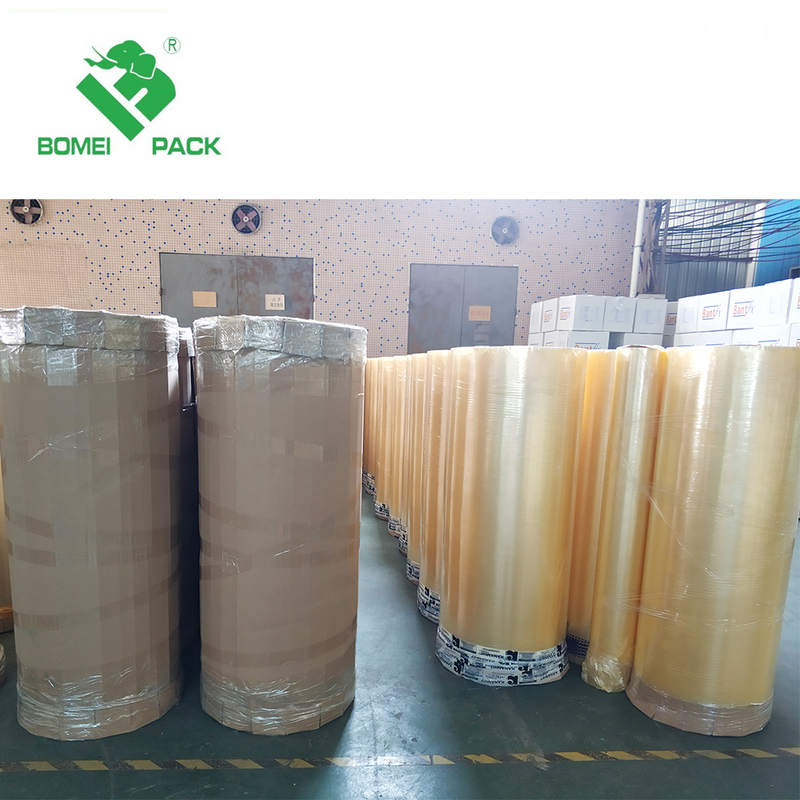 Bopp Clear Cello Hotmelt Adhesive Paper