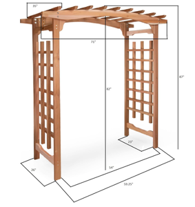 Su misura all'aperto decorazione serra giardino in legno traliccio artigianale da giardino in legno per piante rampicanti all'aperto - Product Image 5