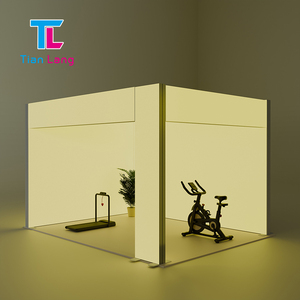 High Quality Custom Portable Aluminum SEG Frame <b>Advertising</b> Display Equipment 20x8ft Trade Show Backlit Wall <b>Light</b> <b>Box</b> - Product Image 5