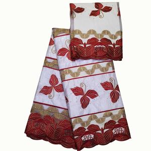 H & D nuovi disegni africano stampe di abbigliamento tessuto ricamato tessuto di pizzo di cera per abiti - Product Image 4