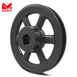 มอเตอร์ไฟฟ้ามาตรฐาน ISO แบบกำหนดเองได้สำหรับเปลี่ยนทดแทน OEM พร้อมบูชล็อคแบบเรียวสำหรับเครื่อง CNC ผลิตจากเหล็กหล่อ รูขนาด 10 มม. พร้อมรอกสายพานวี SPZ - Product Image 5