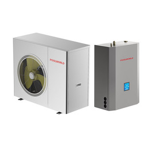 Inversor de CC doméstico de alto COP, bomba de <span class=keywords><strong>calor</strong></span> dividida para fuente de <span class=keywords><strong>aire</strong></span> de clima frío, bomba de <span class=keywords><strong>calor</strong></span> dividida, calefacción evi 30kw r32 gas - Product Image 5