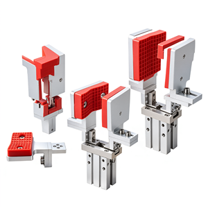 Pince pneumatique parallèle K30 MHZ2 16D 20DL en alliage d'aluminium élargie et réglable pour robot de moulage par injection - Product Image 1