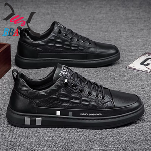 Zapatos Deportivos Casuales de Verano para Hombre, Blancos con Cuero PVC Negro, Estilo Live Head para Caminar, Logotipo Personalizable - Product Image 4