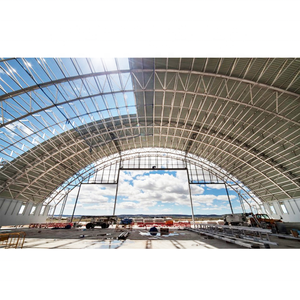 Bâtiment en métal Entrepôt préfabriqué Structure en acier Hangar <span class=keywords><strong>d</strong></span>'<span class=keywords><strong>avion</strong></span> Design moderne - Product Image 1