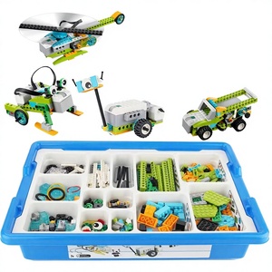 Kit technologique <span class=keywords><strong>WeDo</strong></span> 20 compatible avec le système <span class=keywords><strong>LEGO</strong></span>, ensembles de construction à petites briques, comprend 45300 mécanismes de mouvement, robot électrique - Product Image 2