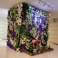 Mur végétal artificiel pour la décoration de restaurants, panneau mural vert commercial, fausse verdure, fournisseur de solutions de décoration intérieure