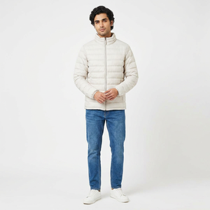 Blousons matelassés légers en toile pour hommes, coupe personnalisée, manches longues, style urbain, respirants, pour le voyage et l'extérieur - Product Image 1