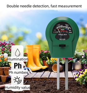Nouveau design Portable 3-en-1 testeur de capteur de lumière d'humidité du sol de jardin ph mètre pour usage domestique testeur de sol de jardin - Product Image 3