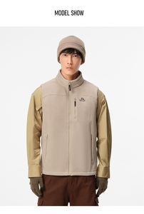 Vente en gros de manteaux sans manches en polaire Polartec grande taille pour hommes imperméables et coupe-vent pour le printemps - Product Image 3
