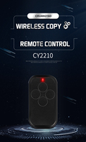 Télécommande universelle de type D4 433 MHz CE RoHS pour clonage de marque, adaptée aux portes à enroulement YET2210