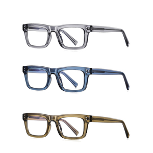 Marcos ópticos TR90 cuadrados clásicos <span class=keywords><strong>Retro</strong></span> 2024 marcos de gafas rectangulares gafas de marca gafas ópticas para hombres - Product Image 1