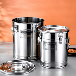 Baril de transport conique en acier inoxydable 304, scellé et épaissi, au design moderne et épuré, pour l'huile d'arachide, le lait, le <span class=keywords><strong>vin</strong></span> et le thé - Product Image 4