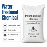Poudre blanche PAC 30% de qualité potable pour les stations d'épuration municipales, chlorure de polyaluminium
