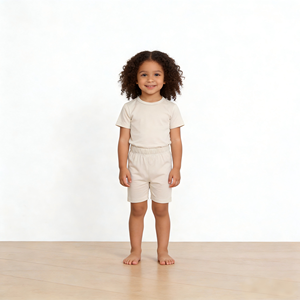 2026 Sommer Bedruckte Bambus-Kinderpyjamas Kinderschlafanzug Kurzarm Weich Atmungsaktiv 2-teiliges Unisex Pyjama-Set - Product Image 3