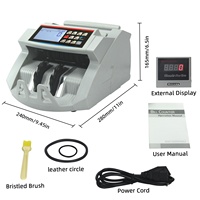 Compteur de billets multi-devises USD EUR PLN avec détection automatique UV MG IR et écran LCD