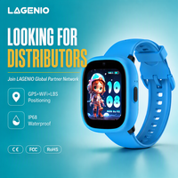 Montre connectée pour enfants LAGENIO de bonne qualité K3 4G avec caméra, appel vidéo, appel SOS, localisation GPS+WIFI+LBS, IP68, FCC, montre connectée pour enfants