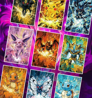 Supplier Kartu Pokemon Ukuran B5, Kartu Seni Pertempuran Keren, Kartu Mega Dream, Aksesoris Gengar, Kartu Pokemon, Permainan Papan Grosir