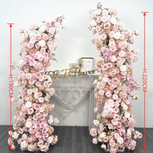 Produit le plus vendu en <span class=keywords><strong>2024</strong></span> Arche de fleurs artificielles Arche de roses roses Mariage - Product Image 2