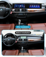 Autoradio Android 21" Tactile, Navigation GPS, CarPlay, Lecteur DVD Voiture Pour BMW X5 X6 E70 E71 CCC CIC 2009-2013