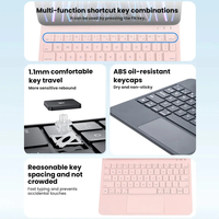 Nuevo Teclado Mágico para iPad Pro 11/10.9/12.9/13 Pulgadas, Cubierta Magnética Delgada, Panel Táctil Multitáctil, Retroiluminación RGB, Logotipo Personalizado, FCC/ROHS