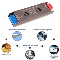 Alimentation à découpage AC-DC ultra-mince 12V/24V 60W-400W pour bandes LED, usage industriel, efficacité 100%, sortie unique 10A/5A