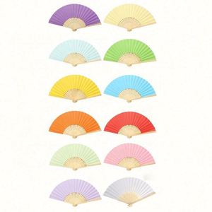 Abanicos Chinos Zhuchuang al por Mayor para Decoración DIY, Bodas, Baile y Fiestas, Abanicos de Bambú - Product Image 5
