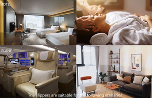 Pantofole Calde e Morbide Monouso in Velluto Corallo Ecologico con Colore e Misura Personalizzati per Hotel, Spa e Uso Domestico - Product Image 3